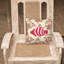  Coussin décoratif à fleurs roses 14 "Fish Shabby Elegance-280767694