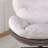 360° Swivel Office Chair, Modern Chenille Chair with Faux Leather and Black Metal Base Frame, Accent Chair for Small Spaces, Living Room, Bedroom, Reading Corner, Office-291260422