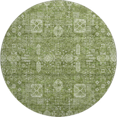 Premium Machine Washable Cerrito Aloe Rug