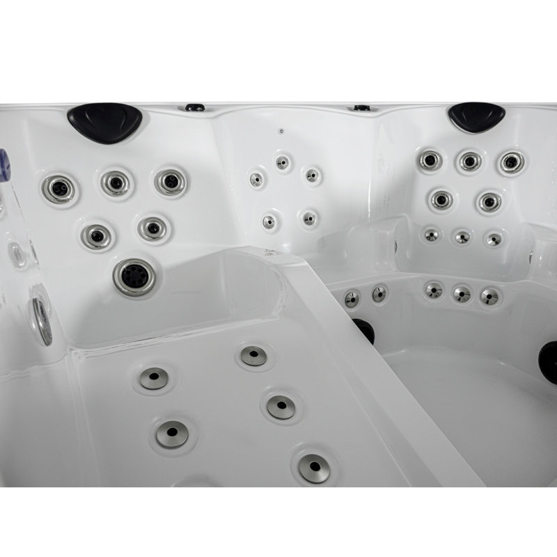 Spa Hydro Spas HYD-90 - Spa carré standard en acrylique à jets (câblé) avec ozonateur et haut-parleur intégré