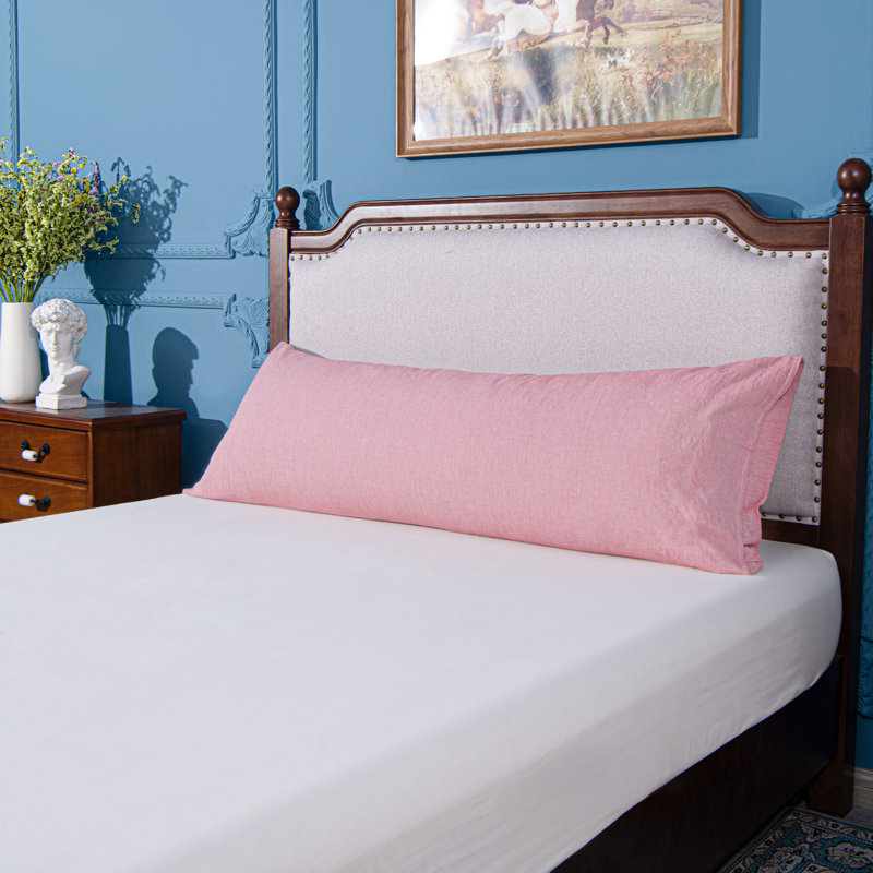 Protège-oreiller 100% coton , Rose