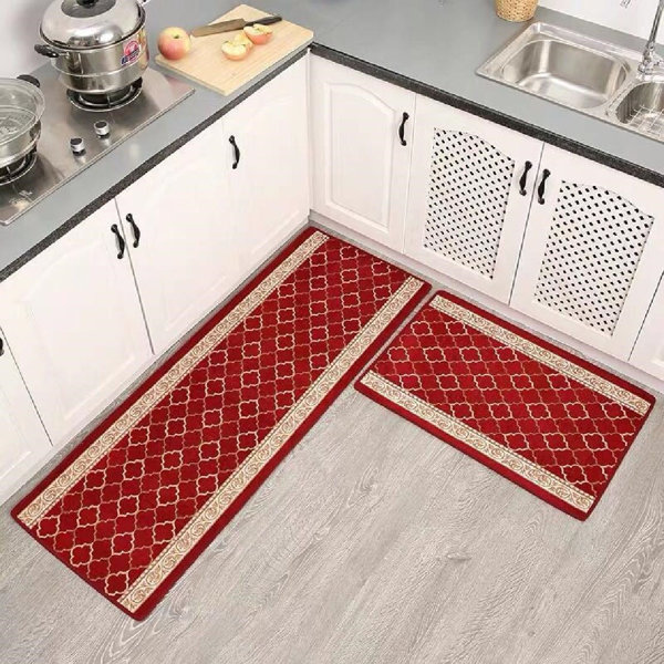 Red Barrel Studio® Non-Skid Kitchen Mat | Wayfair