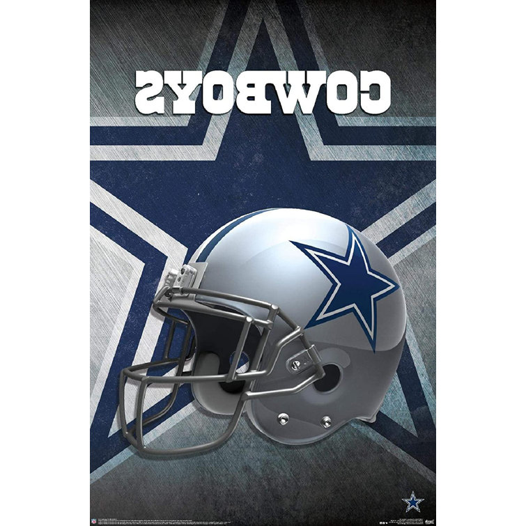 5 Panel Dallas Cowboys Canvas Wall Art Helmet Football For Living Room – 4  Fan Shop