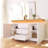 White High-Gloss Sideboard With 2 Doors And 3 Drawers,Storage With RGB LED(App-Controlled) Multi-Purpose Cabinet