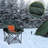 XL Heated Camping Chair, Oversized Padded Outdoor Chair with Cooler, Cupholder & Carry Bag (1 Pack)