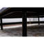 Base plateforme tapissier de la série X - Style moderne, noir et gris, hauteur des pieds réglable, 1 000 lb maximum de couleur grise, charnière pliable, 6 pieds, charge-318051927