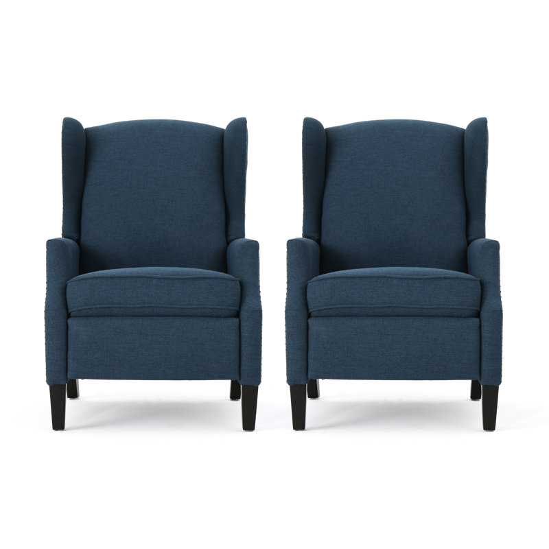 Fauteuil inclinable manuel Yedda, Bleu marine