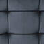 Gris chaleureux au style industriel, mousse à mémoire de forme, dossier élégant et personnalisable, cadre en métal