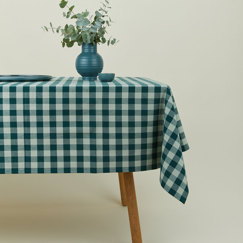 Nappe Essential Gingham, Ciel / paon