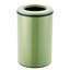 Poubelle commerciale à couvercle ouvert en acier inoxydable de 10,6 gallons, bac rond de 40 L avec seau intérieur amovible, Fingerprint-R-126208568