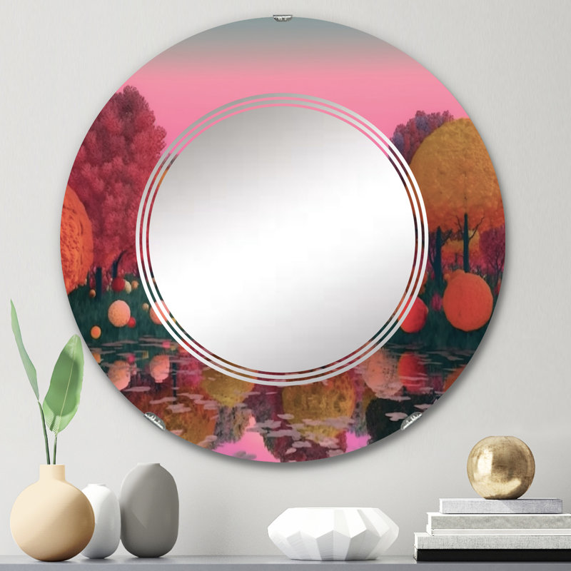 Miroir mural Trabzon, 24 po x 24 po