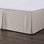 Hera Washed Linen Tailored Modern Rustic Chic 18 inch Bed Skirt
