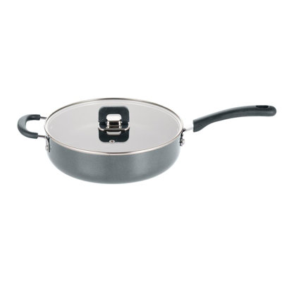 1 Quarts Non-Stick Aluminium Metal with Lid