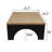 Rustic Square Coffee Table - Modern Farmhouse Style