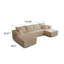 Canapé modulaire 133,86 pouces (comprenant 1 repose-pieds)-1293980490