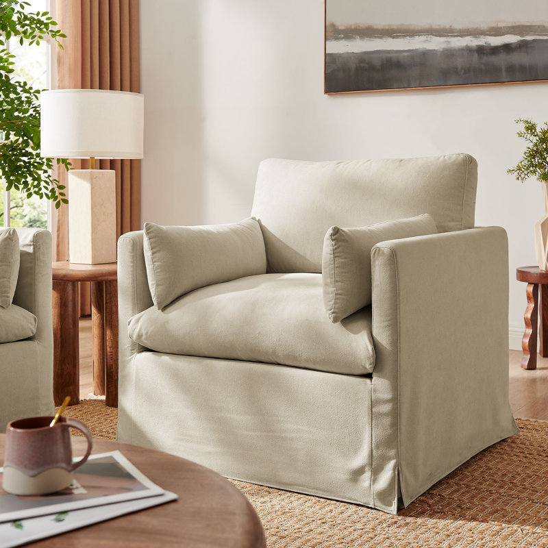 Fauteuil en lin Wellfleet, Lin