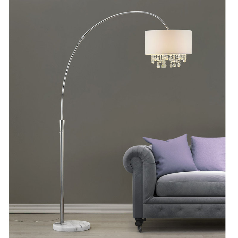 Lampe sur pied arquée 81 po Naglee