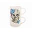 Printed Boho Skull Stacking Mug Set