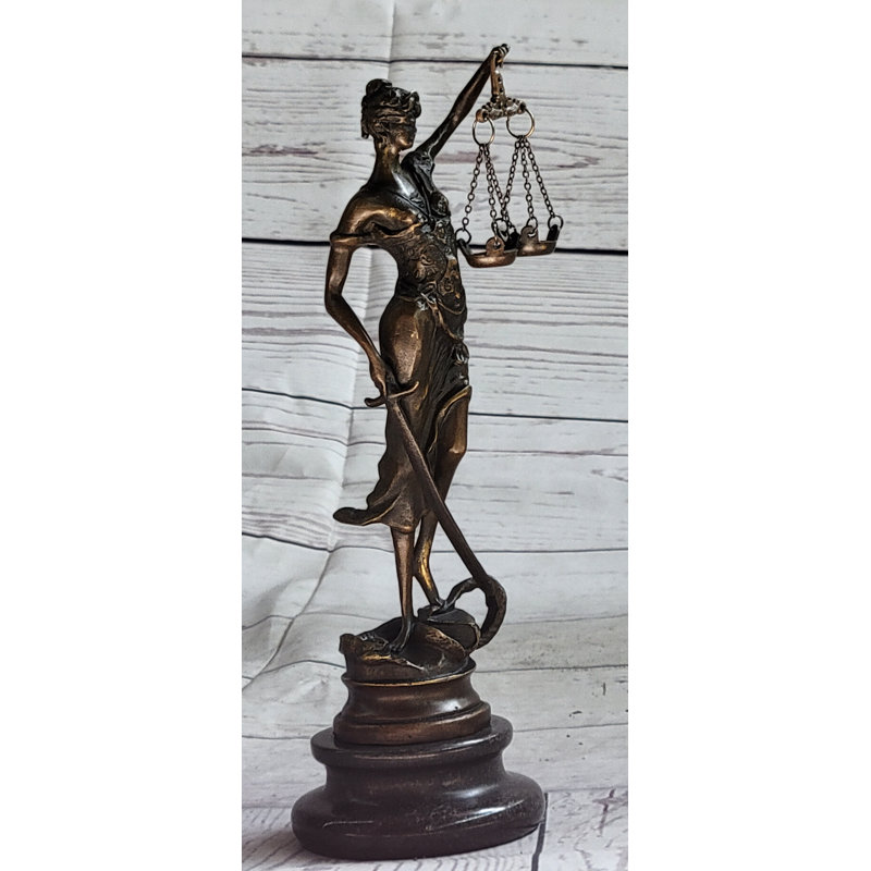 Véritable statue en bronze de la femme