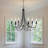 6 - Light Dimmable Classic / Traditional Chandelier，72" Adjustable Chain