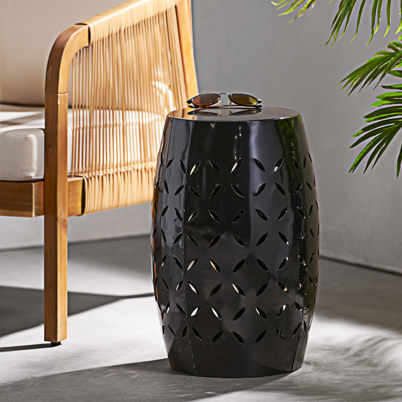 Table d'appoint d'extérieur, Black
