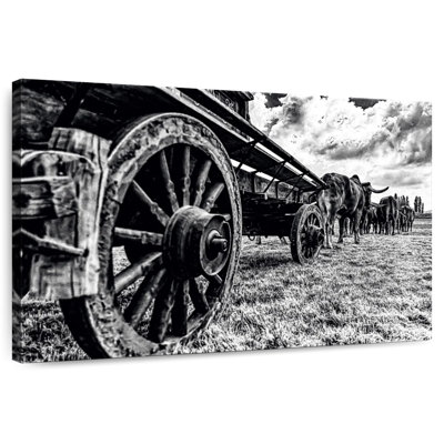 Mehar Bullocks Pulling A Wagon