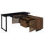 Bureau d'ordinateur en L