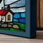 Stained Glass Lighthouse Coastal - Wrapped Canvas-1486262085-1486262086