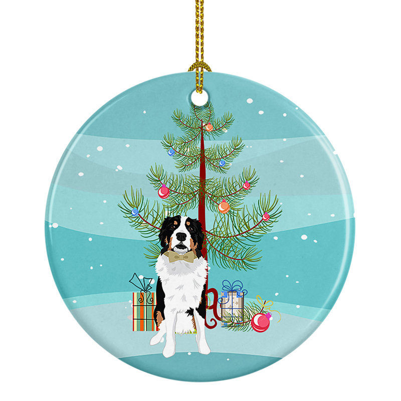 Ornement de Noël en forme de bouvier bernois # 2, Bouvier bernois # 2