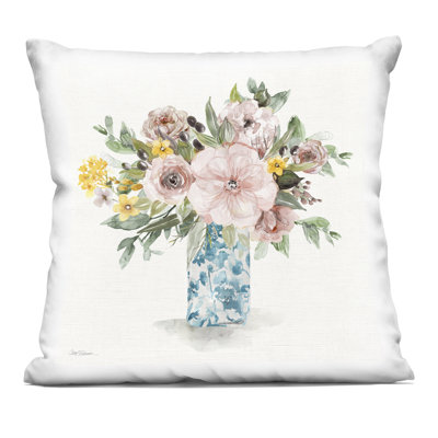 Coussin Summer Chinoiserie Bouquet