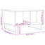 Mitra Sled Coffee Table with Storage-327592564