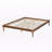 Galle, Turned Legs, Queen Platform Bed, Brown, 65.00'' W X 86.40'' L X 13.60'' H-1001976676
