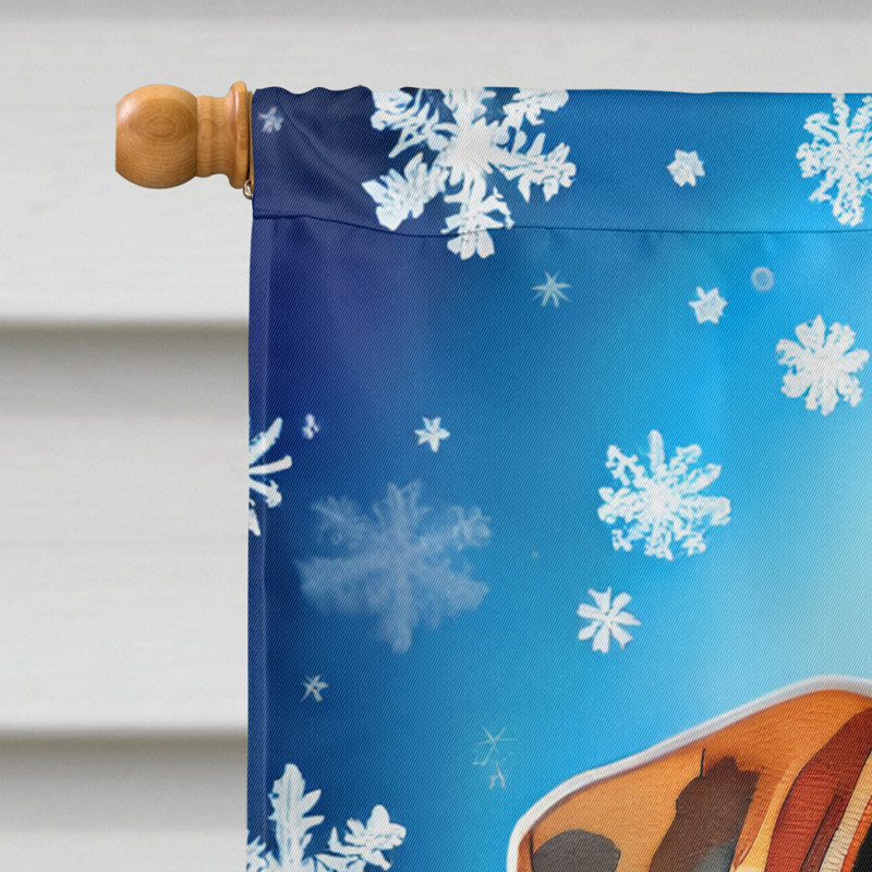 Double Sided Polyester Christmas, 40" H x 28" W