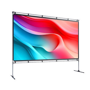 Jmgo 100 Inch Projector Screen & Hdmi Cable For Picoplay+