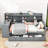 Three Drawers Daybed with USB Ports, Desk and Shelves-456811518-456811516