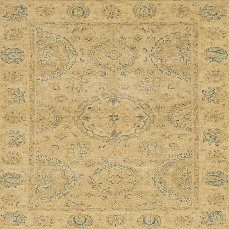 Abstract Indoor Rug, Square 5'