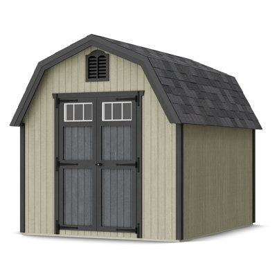 Colonial Greenfield Barn Outdoor Wood Storage Shed