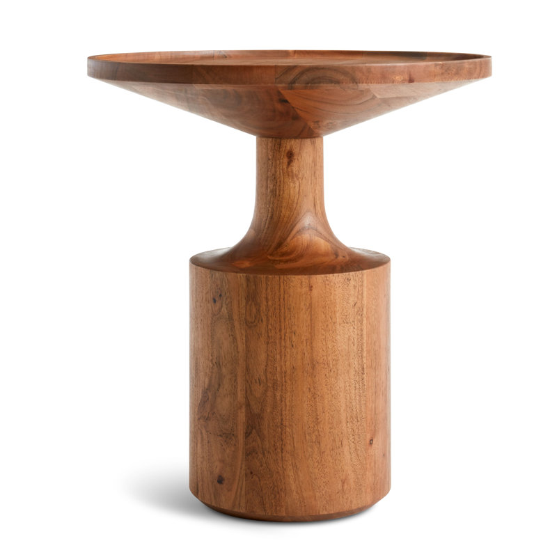Turn Solid Wood Single End Table