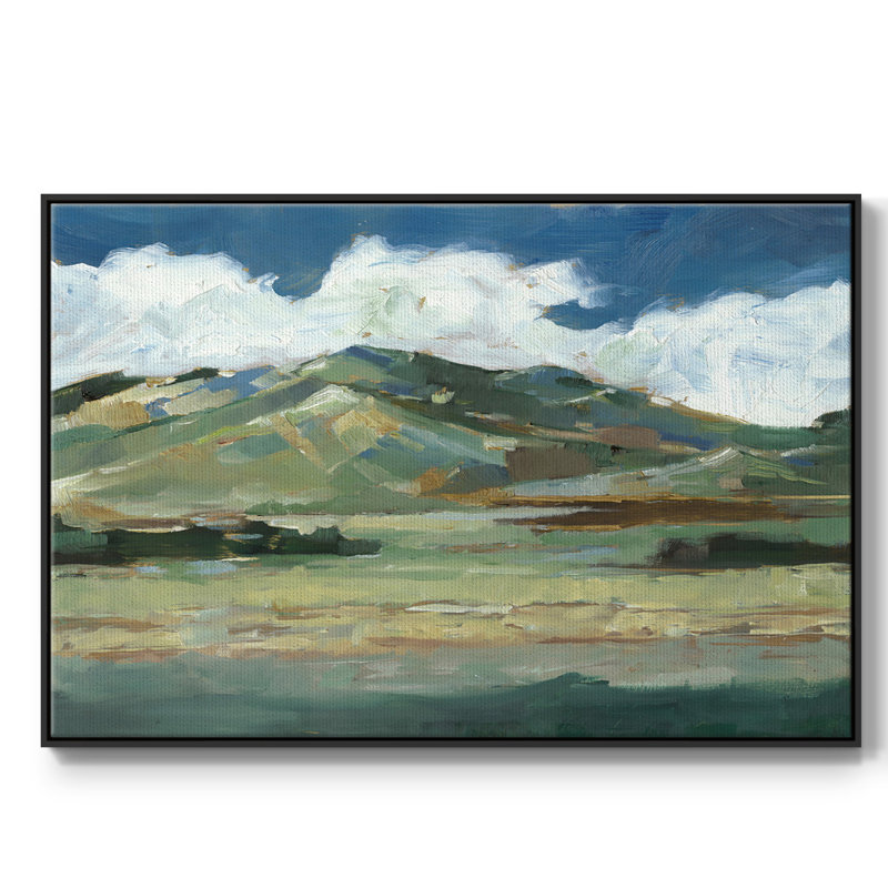Western Sky II, reproduction d'art sur toile, Noir, H 17 po x l 25 po x P 2 po