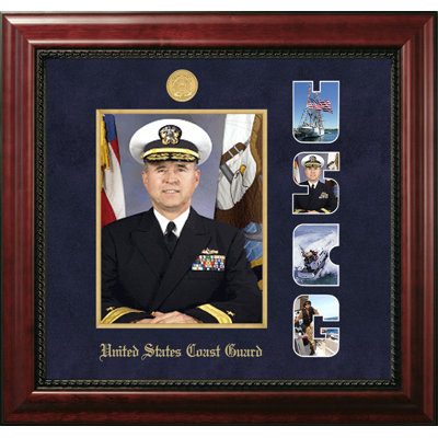 Cadre photo de président coast guard