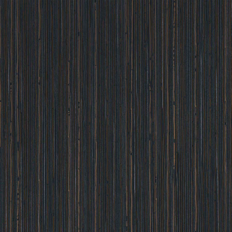 Papier peint fibre rayée Twilight, Noir