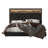 Upholstered Bookcase Bed-70818169-70818168
