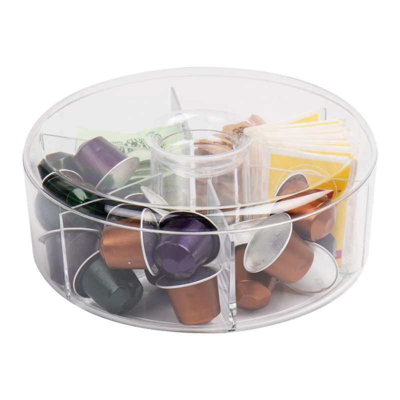 Mind Reader Plastic Tea Box