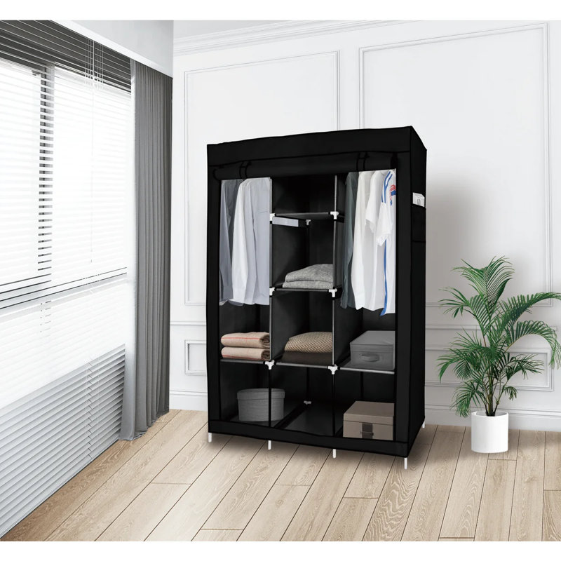 Système d'organisation Valyn, H 67 po x l 50,30 po x P 18 po, Noir