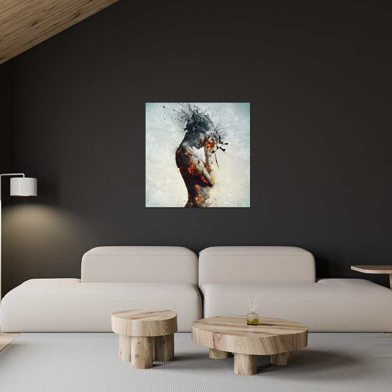 Délibération, impression sur verre acrylique, H 24 po x l 24 po x P 0,25 po