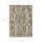 3' X 5' Brown And Taupe Abstract Washable Indoor Outdoor Area Rug