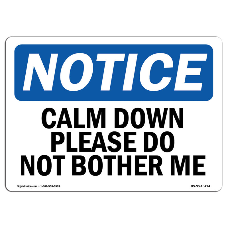 Notice Sign