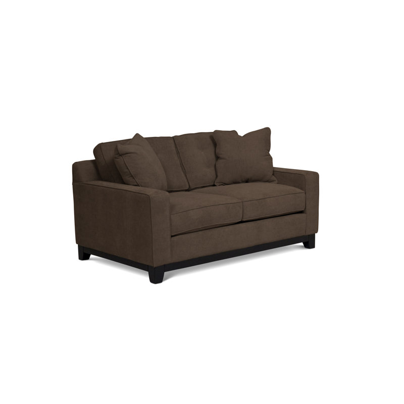 Carollton Upholstered 62'' Loveseat, Heavenly Java Chenille