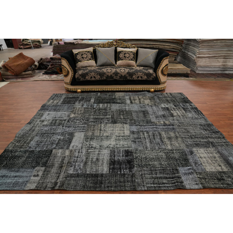 Handmade Patchwork Distressed Area Rug 8x10