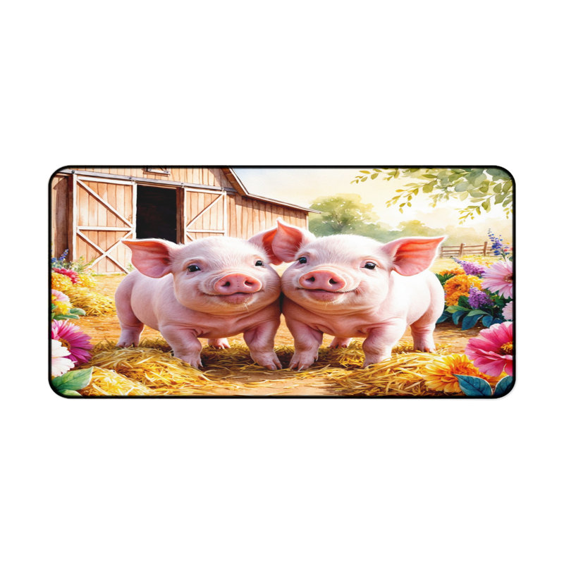 Polyester Desk Pad, 14.4x12.1